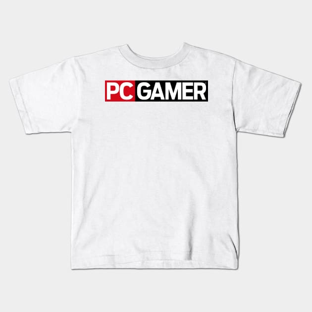 PC Gamer Kids T-Shirt by nikovega21